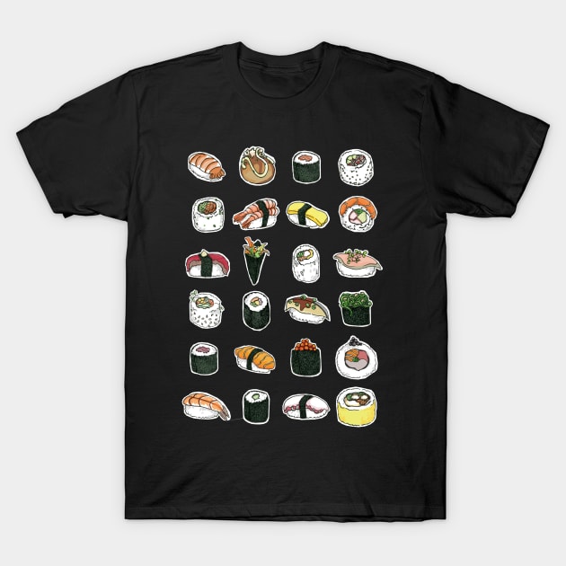 Sushi T-Shirt by KatherineBlowerDesigns